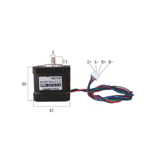 Low Noise 11mm, 0.45nm Nema17 Cnc Stepper Motor for Automatic 