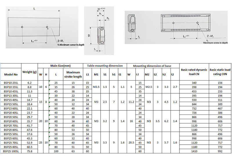 micro sliding table