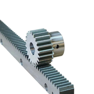 Straight Hardened Gear Rack And Pinion with Heat Treatment for Metal Laser Engraving Machines