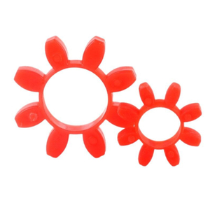 Elastic Rubber Plum Red Yellow Purple Cushion Spider Jaw Shaft Coupling Elements 
