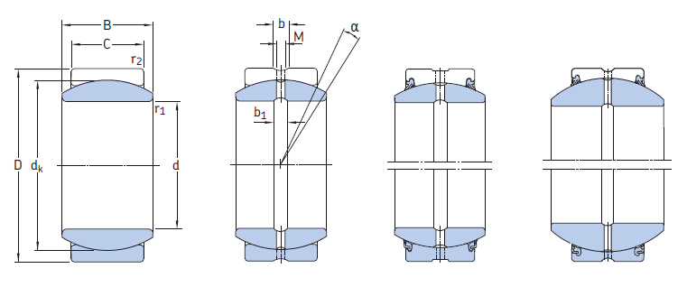 radial ball bearings