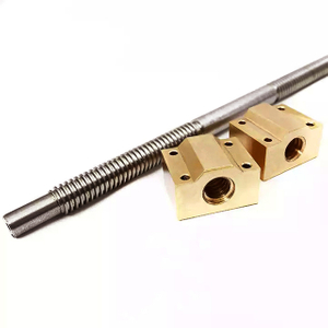  Stainless Steel Trapezoidal Lead Screw with Square Bronze Nut for CNC machinery